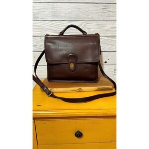 Vintage Coach Willis Bag 9927 Brown Glove Tanned Leather Crossbody Satchel USA